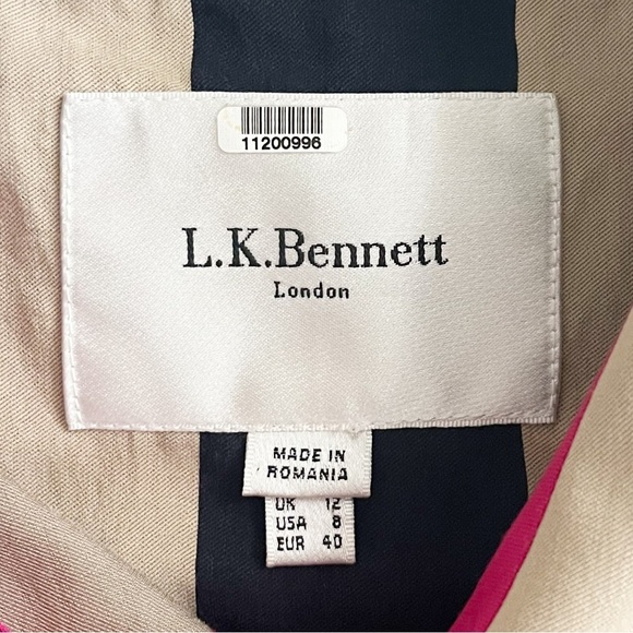 L.K. Bennett Martha Multi Color Sleeveless Dress - Picture 11 of 13